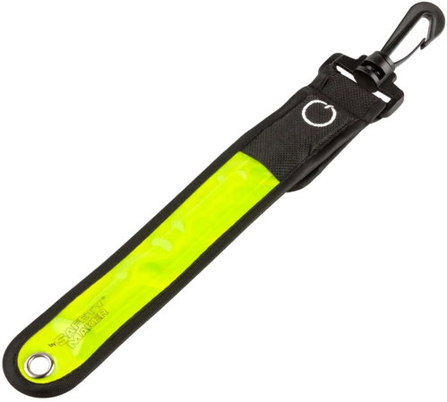 Walser Reflective LED warning pendant, yellow - Reflective Element - Main image