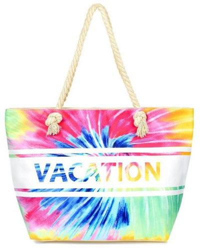 Jordan Collection Large Printed Beach Bag 6387-72 - Shoulder Bag - Main image