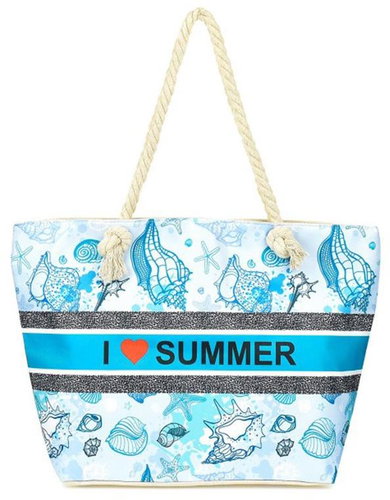 Jordan Collection Large Printed Beach Bag 6387-77 - Shoulder Bag - Main image