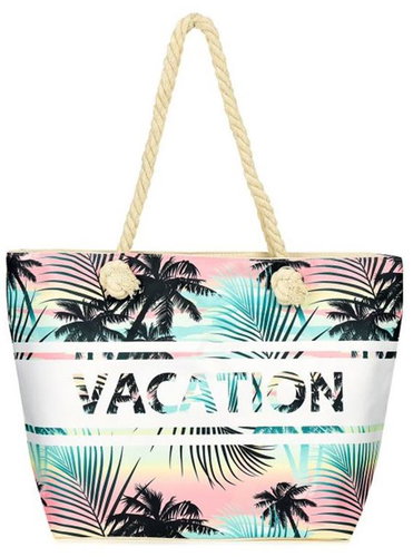 Jordan Collection Large Printed Beach Bag 6387-74 - Shoulder Bag - Main image