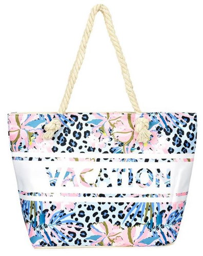 Jordan Collection Large Printed Beach Bag 6387-68 - Shoulder Bag - Main image