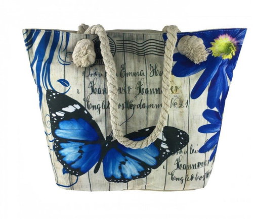 Jordan Collection Printed Beach Bag 6387-39 - Shoulder Bag - Main image