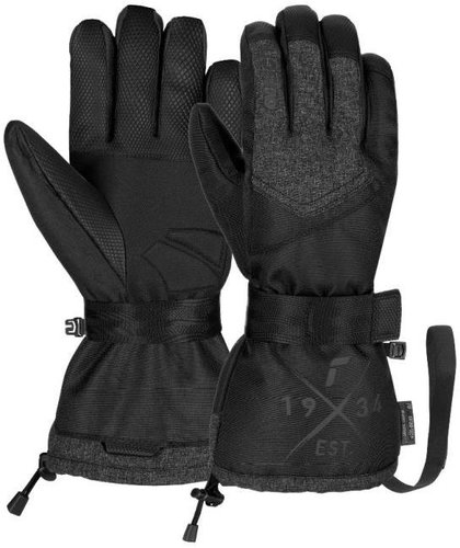 Reusch Baseplate XT, black/bl. melange 7,5 - Winter Gloves - Main image