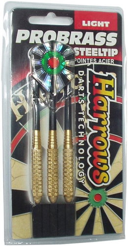 Harrows Steel Pro Brass medium T01-M with metal tip - Darts - Main image