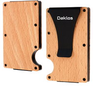 Daklos Wood RFID with beech clip - Wallet