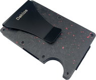 Daklos Carbon RFID with clip black and red - Wallet