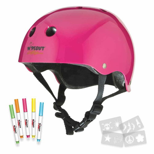 Wipeout dětská helma ružová, velikost 49-52 cm - Bike Helmet - Main image