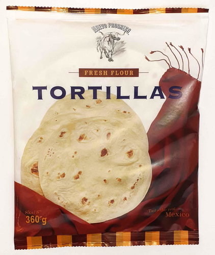 Nuevo Progreso Tortilla Flour 8", 8 pcs - Tortilla - Main image