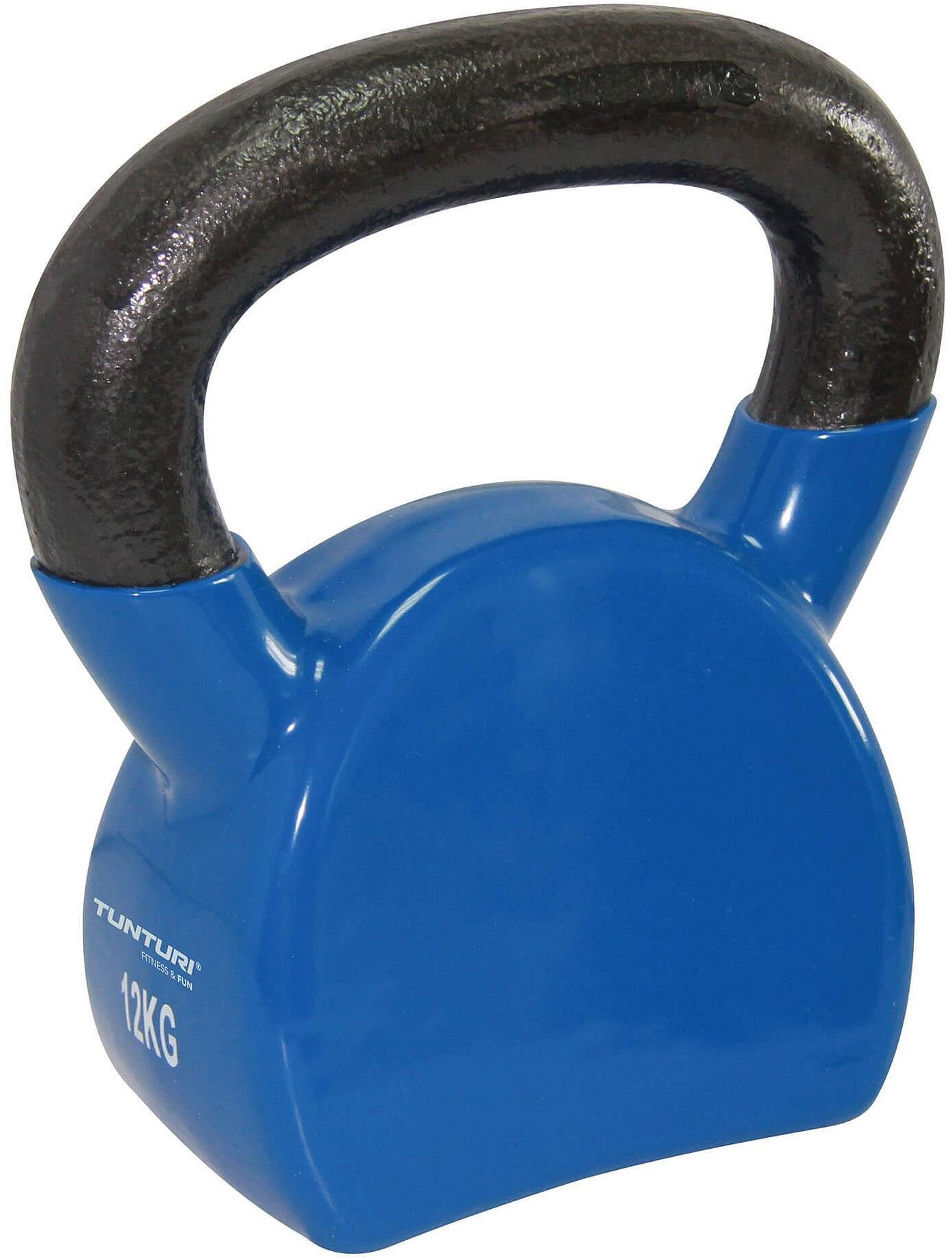 Tunturi Litinov Kettlebell Ve Vinylu Kg Modr Kettlebell Alza Cz