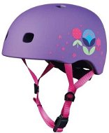Micro LED Floral Purple veľ. S (48 – 53 cm) - Prilba na bicykel
