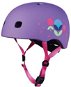 Micro LED Floral Purple Size M (52-56cm) - Bike Helmet