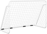 VidaXL Football goal with net, steel, white, 180 × 90 × 120 cm - Football Goal