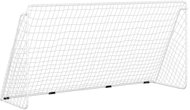 VidaXL Football goal with net, steel, white, 366 × 122 × 182 cm - Football Goal