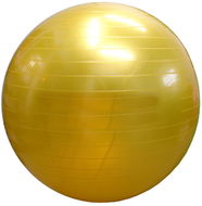 KUBIsport - Míč gymnastický (gymbal) 850 mm, žlutý - Gymnastický míč