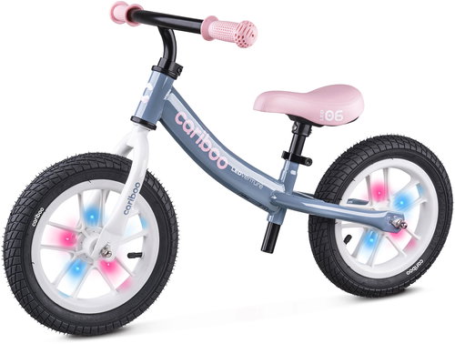 Cariboo Cariboo LEDventure children's scooter, blue and pink - Balance Bike - Main image