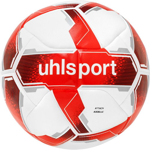 Uhlsport ATTACK ADDGLUE white / red UK 5 - Football  - Main image