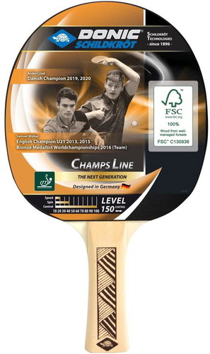 Donic Table Tennis Bat Champs Line 150 FSC - Table Tennis Paddle - Main image