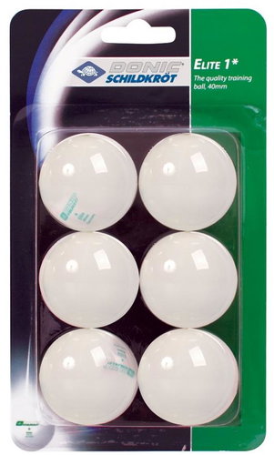 SCHILDKROT Table Tennis Balls Elite TT-Ball 6 pcs - Table Tennis Balls - Main image