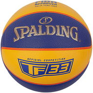 Spalding TF-33 Gold, vel. 6, žlutá/modrá - Basketbalový míč