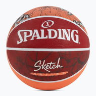 Spalding Sketch Jump, vel. 7, červená - Basketbalový míč