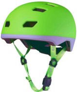Micro helma Neon LED zelená  - Bike Helmet