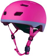 Micro helma Neon  LED růžová - Bike Helmet