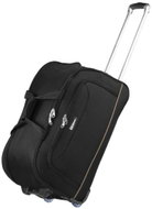 Diamond Travel Bag on Wheels Black 43L - Travel Bag