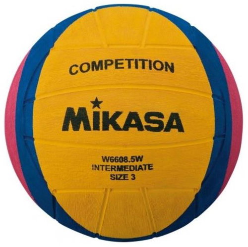 MIKASA Míč na vodní pólo W6608 5W žluto/modro/růžový - Water Polo Ball - Main image