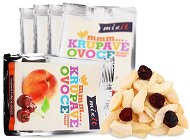 Mixit Chrumkavé ovocie do vrecka – Broskyňa + čerešňa (5 ks) - Lyofilizované ovocie