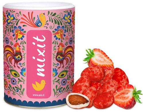 Mix Almonds in Yogurt with Strawberry Powder 540g - Nuts - Main image