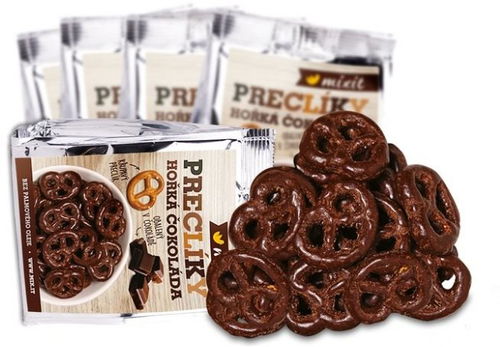 Mixit Preclíky do kapsy - hořká čokoláda (5ks) - Preclíky - Hlavní obrázek