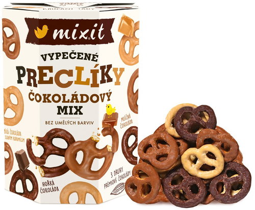 Mixit Mix chocolate covered pretzels 250g - Pretzels - Main image