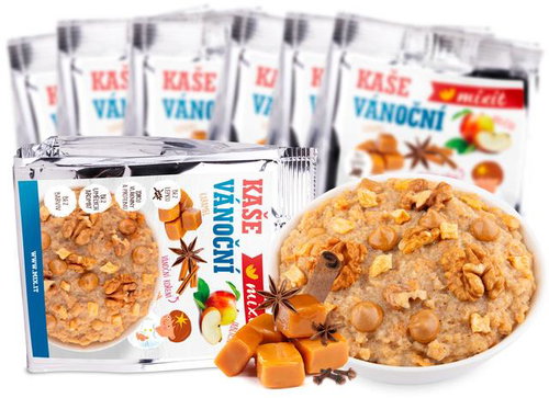 Mixit Christmas porridge in pocket 420 g, 7 × 60 g - Porridge - Main image