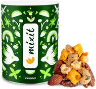 Mixit Crunchy mix Cheese, crunchy corn and nuts with bear garlic - Healthy Crisps