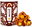 Nuts and pretzels with honey and chilli