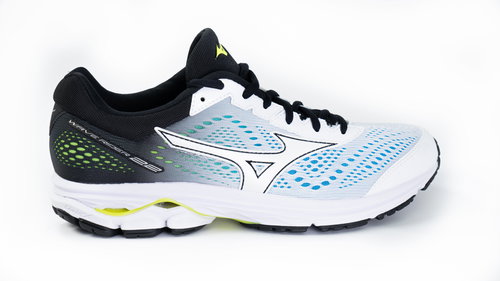 Mizuno Wave Rider 22 / Colourful White/White / White / Black vel. 43 EU / 290 mm - Běžecké boty - Main image
