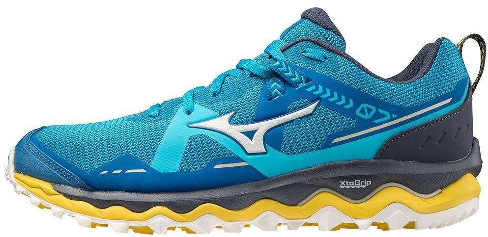 Mizuno Wave Mujin 7 Blue Yellow size EU 44 285mm Running Shoes