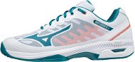 MIZUNO WAVE EXCEED SL 2 AC/WHITE/HARBOR BLUE/FIRECRACKER, size EU 40.5/260mm - Tennis Shoes