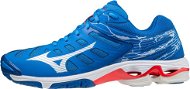 MIZUNO WAVE VOLTAGE/FRENCH BLUE/WHITE/IGNITION RED, size EU 39/250mm - Indoor Shoes