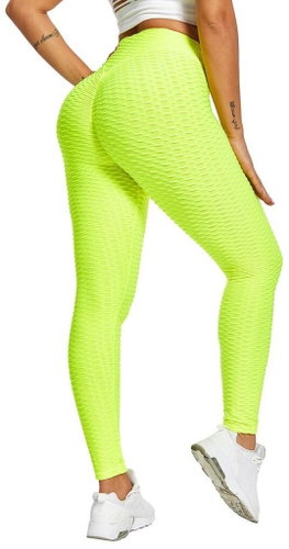 Yoga Booty dámské sportovní legíny žlutá, vel. M - Legíny - Main image