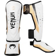 Venum Elite Evo chrániče holení - bílo/zlaté - Chrániče