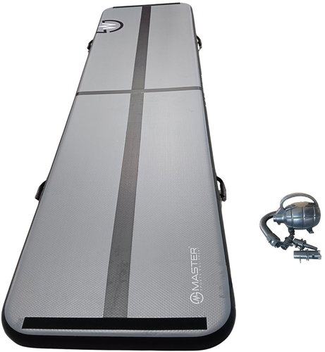 MASTER Airtrack S, Pro inflatable mat 600 × 150 × 20 cm, anthracite black Main image MASTER Airtrack S, Pro inflatable mat 600 × 150 × 20 cm, anthracite black - Airtrack - Main image