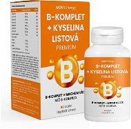 MOVit B-Komplet + Folic Acid PREMIUM, 90 tablets - B Complex