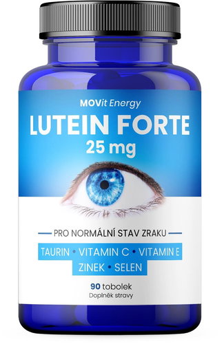MOVit Energy Lutein Forte 25 mg + Taurine, 90 capsules - Lutein - Main image
