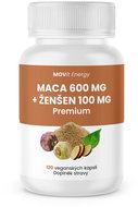 MOVit Maca 600 mg + Ginseng 100 mg PREMIUM, 120 cps. - Dietary Supplement
