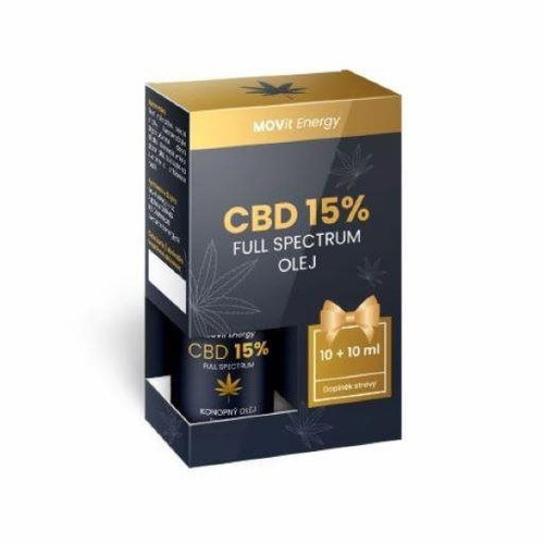 MOVit Gift pack CBD 15% Full Spectrum oil 10ml + 10 ml - CBD - Main image