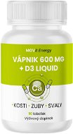 MOVit Vápnik 600 mg + D3 liquid, 90 toboliek - Calcium