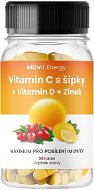 MOVit Vitamin C 1200 mg s šípky + Vitamin D + Zinek Premium, 30 tablet - Vitamin C