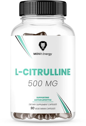 MOVit Energy L-Citrulline Malate, 90 vegetarian capsules - Amino Acids - Main image