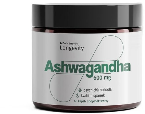 MOVit Energy Longevity - Ashwagandha 600 mg, 5% withanolides, 60 capsules - Ashwagandha - Main image